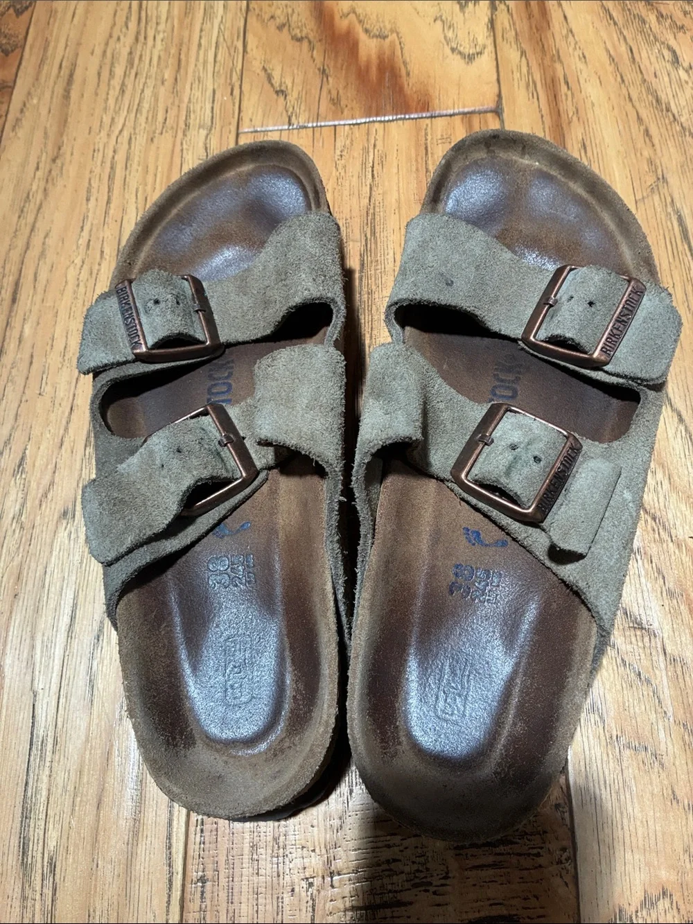 Birkenstock Slide Sandal Soles - sz 38